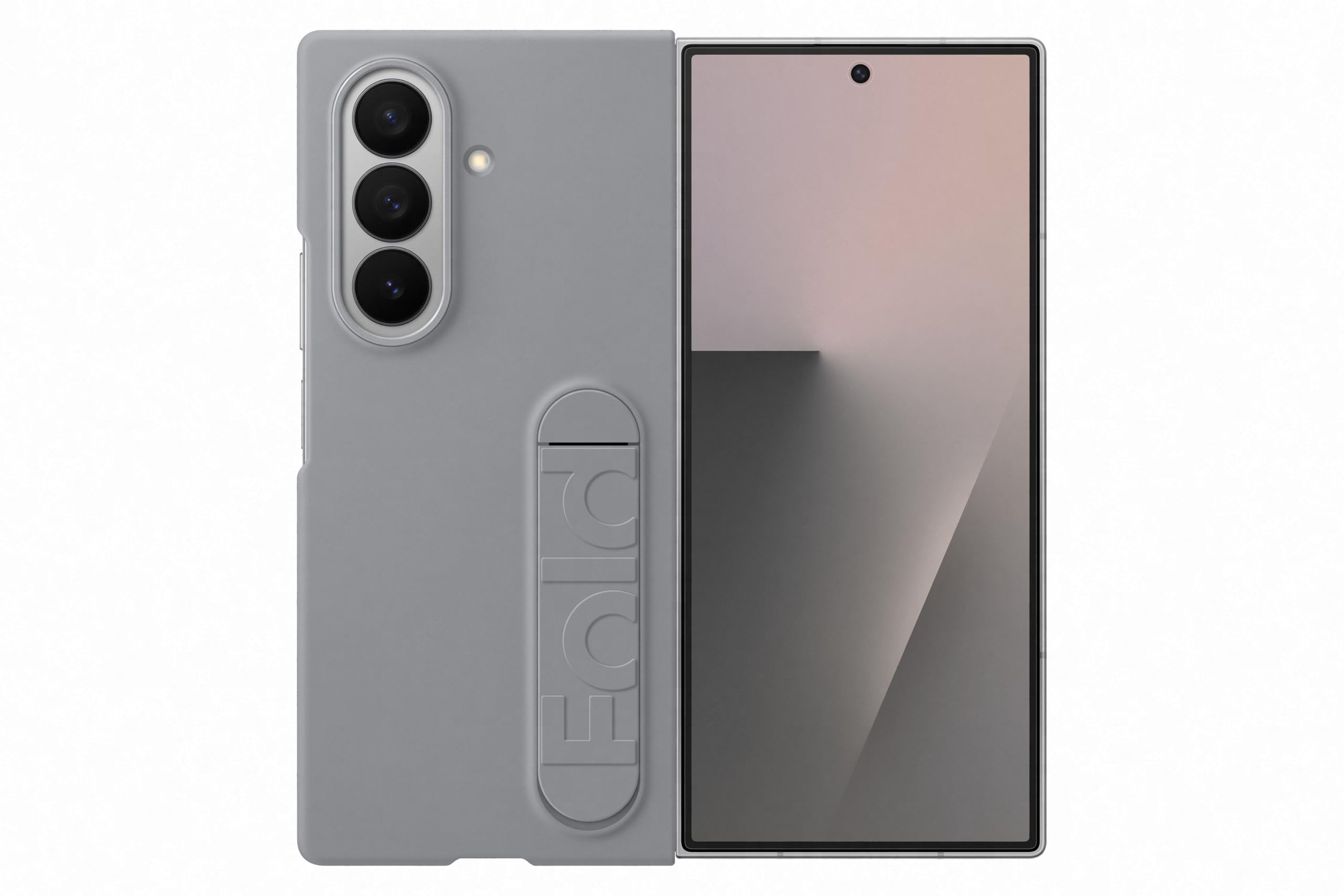 Samsung Galaxy Official Silicone Case with Stand for Galaxy Z Fold7 in Grey