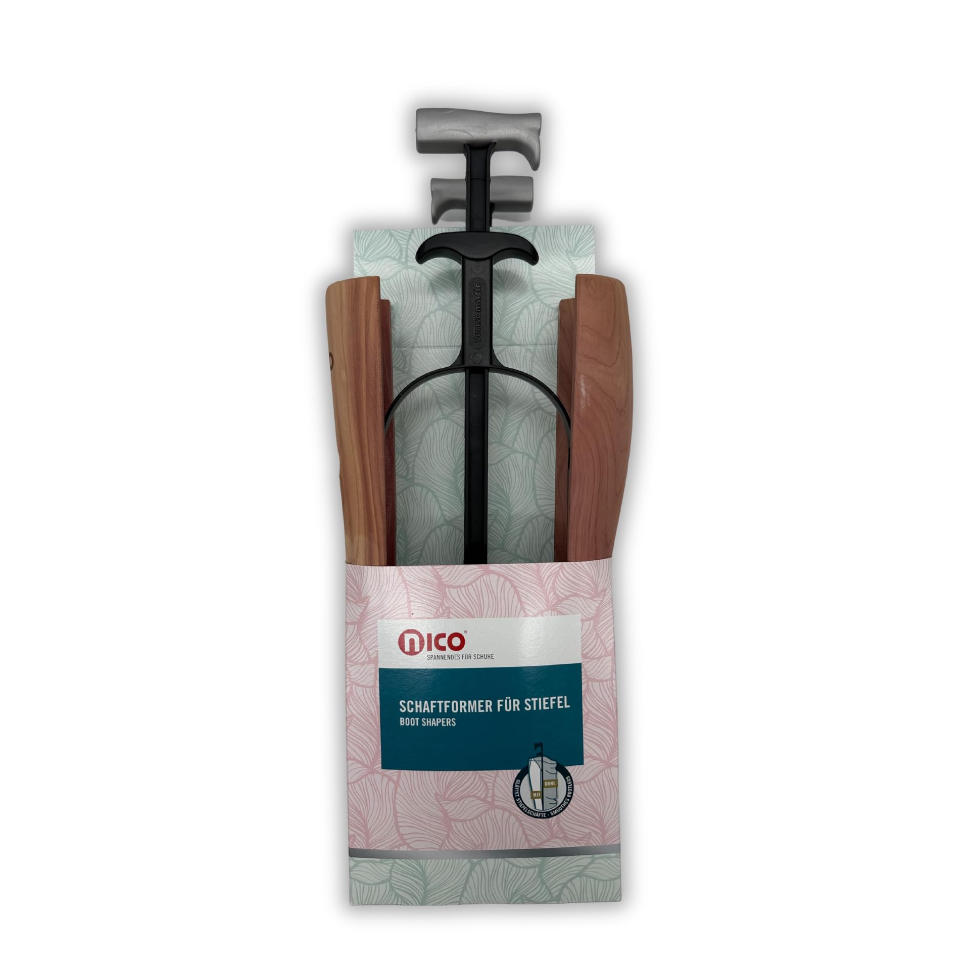 nico Red Cedar Sensomatic - Stiefelformer ideal für Reitstiefel - Schaftformer 35cm Länge