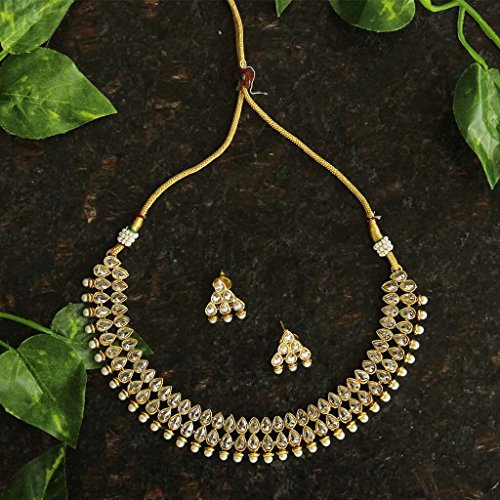 Traditional Brass Plated Necklace Set