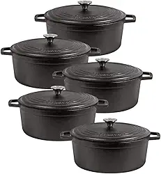 Jogo de Panelas Caçarolas NEO 16 Ao 24 de Ferro Fundido