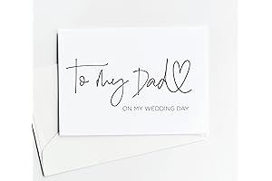 To My Dad From Daughter in Law on My Wedding Day Card