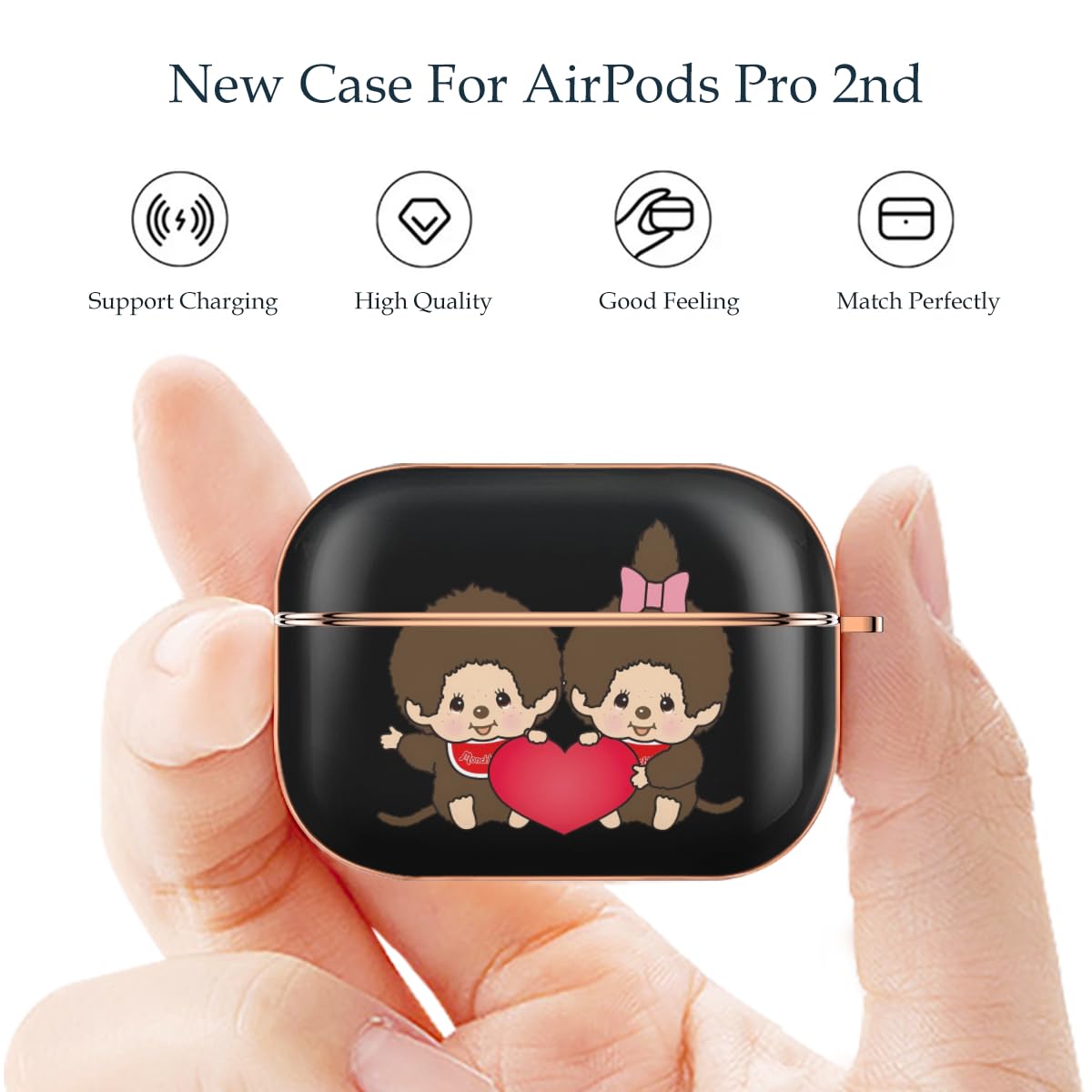 Amazon | AirPods Pro 2ケース 第2/第1世代 モンチッチ AirPods