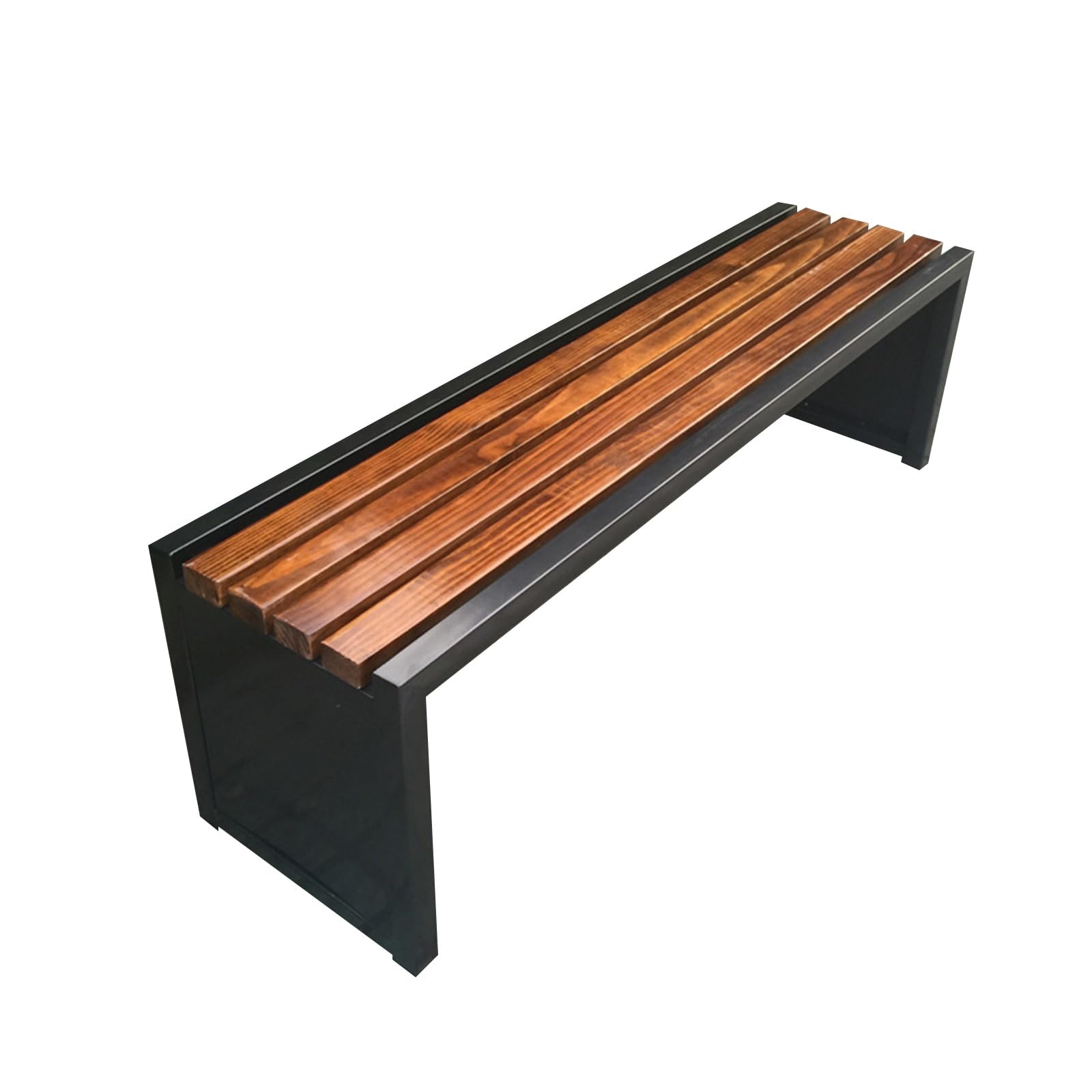 Banco de madera para huertos y patios familiares con capacidad multifuncional