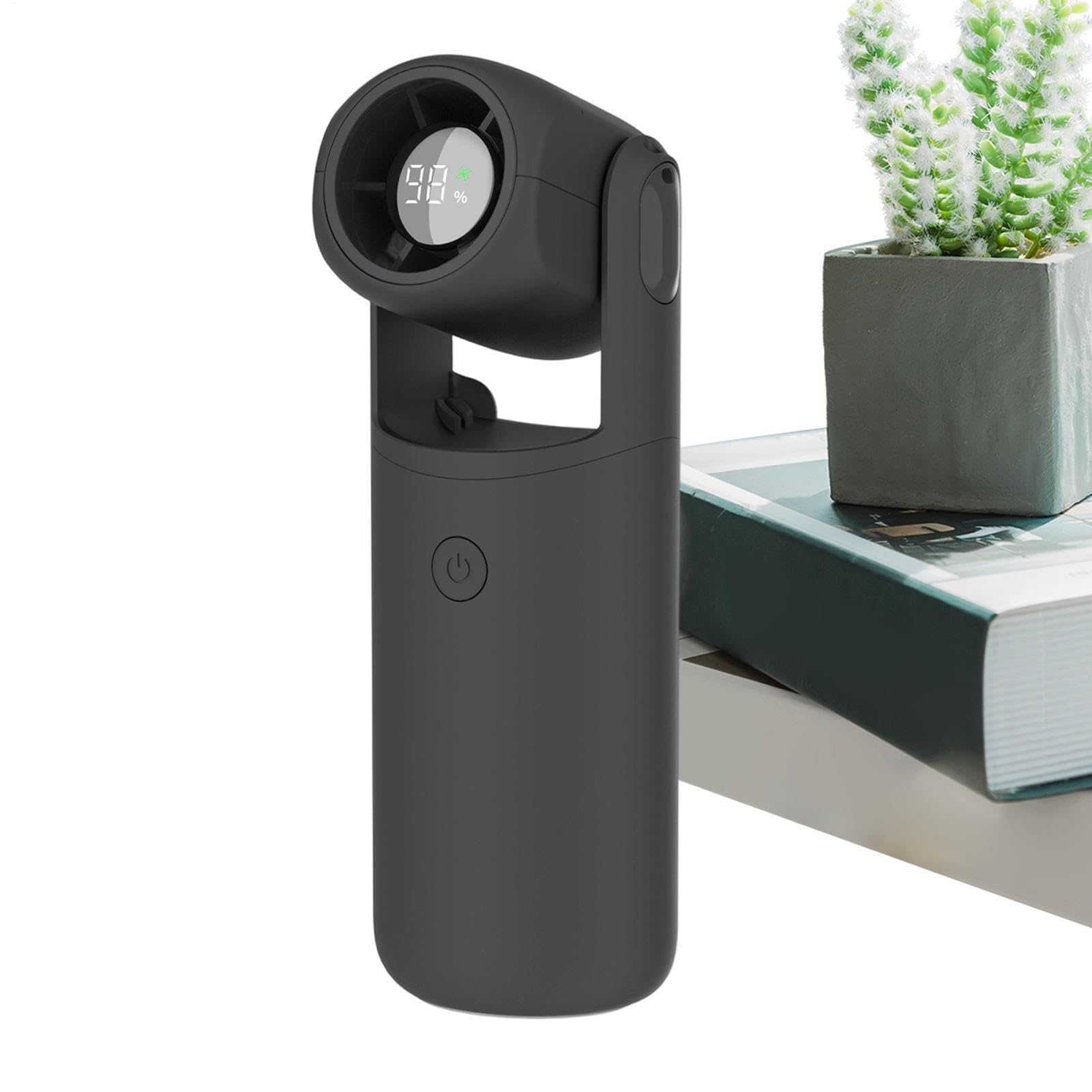 Ventilador de mano portátil con 5 velocidades ajustable pequeño y recargable