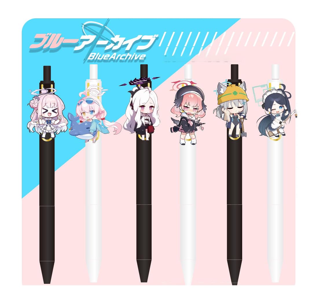 Amazon | ブルーアーカイブ 中性ペン プレスペン ボールペン グッズ