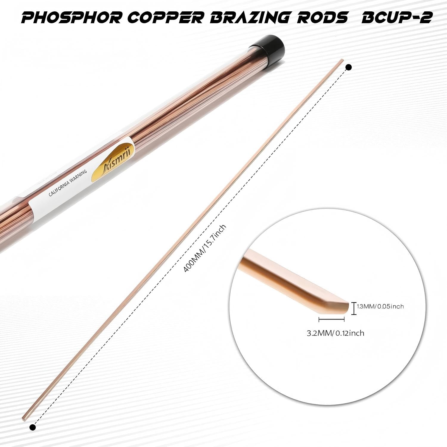 Copper Phosphorus Brazing Rods - 30 PCS -2 Copper Phosphorus Brazing Rods - 30 PCS -2