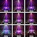 Chims DJ Light Show Projector Red Green Blue LED 96 Patterns RGRB Music Sound Activated Lighting Projector for Christmas Thanksgiving Party Holiday Festival Gift Family Party Disco Xmas