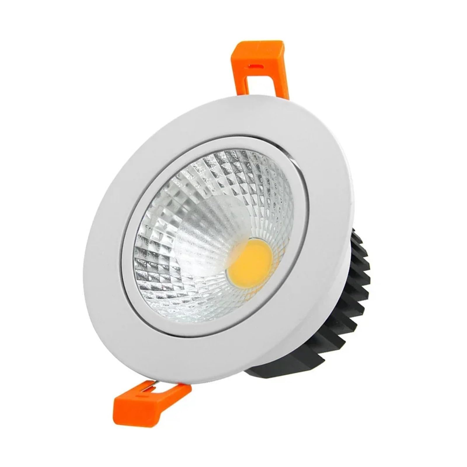 Możliwość przyciemniania LED typu Downlight AC 110V 220V reflektor 6/9/12/15W oprawy wpuszczane sufitowe COB ciepły biały/naturalny biały/biała łazienka