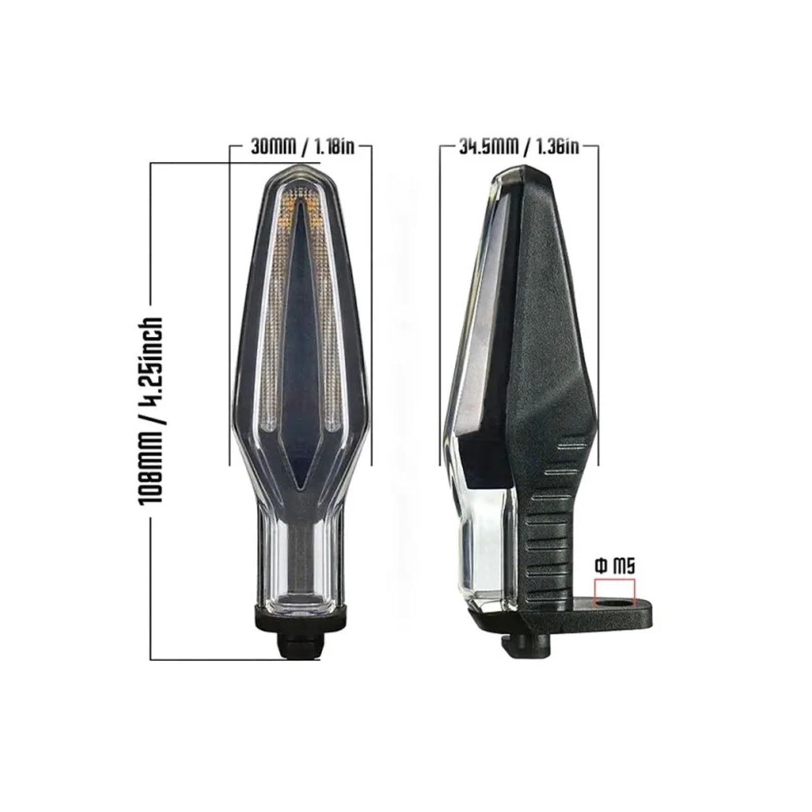 Indicatore di direzione per motocicletta indicatore LED Indicatoris Motos