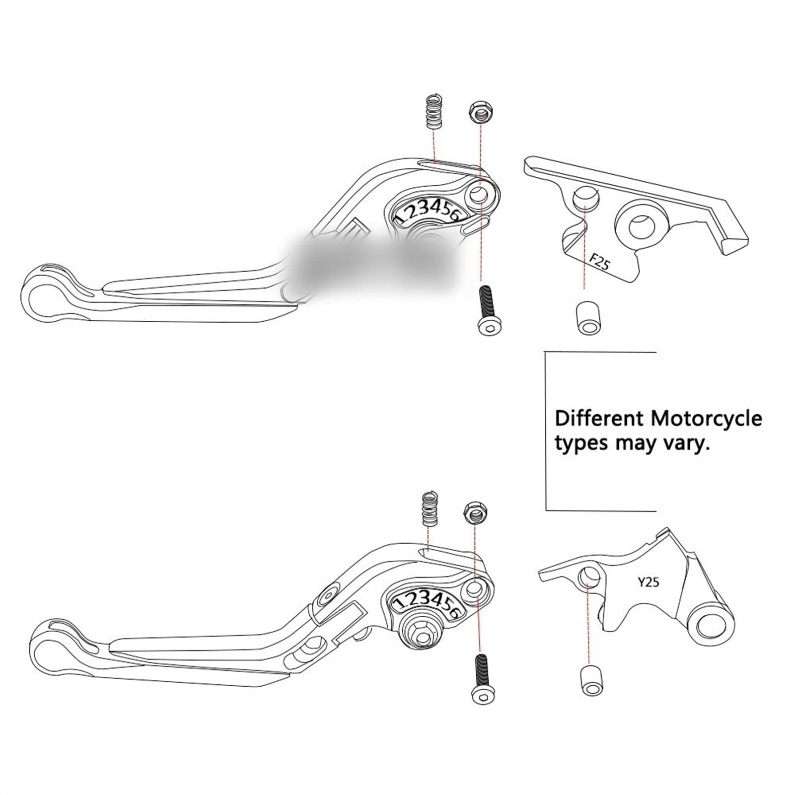 Moto Freno Frizione Leve Manubrio Per YAMAHA Scooter XMAX250 XMAX 125 X MAX 400 X-MAX 200 250 2014 2015 2016 2017