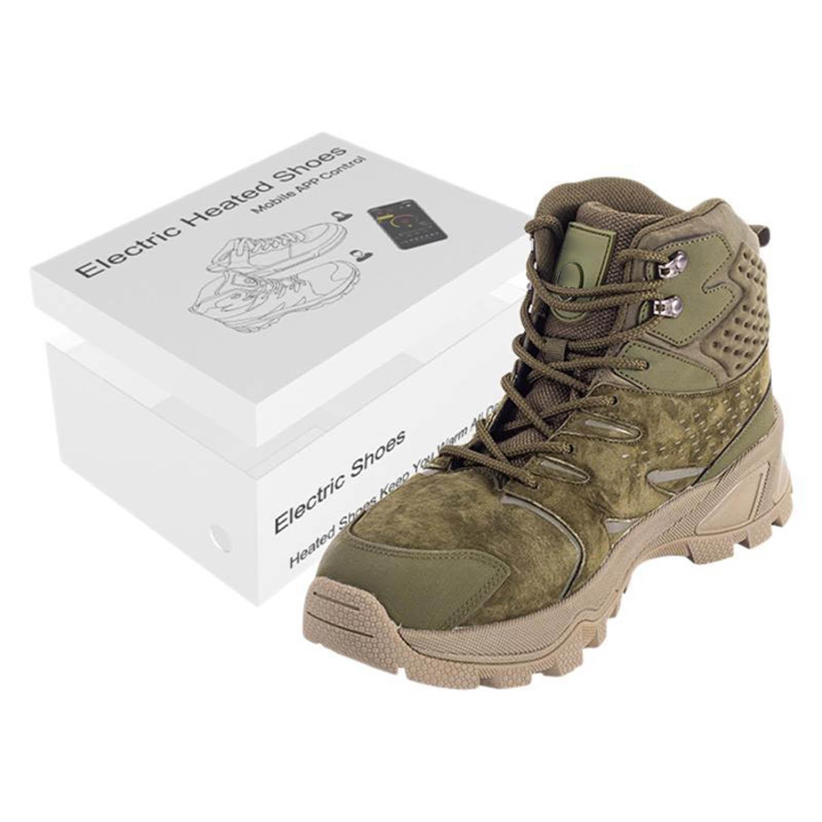 Buty grzewcze, Outdoor Camping Shoes, Foot Warmer Shoes, antypoślizgowe buty z podeszwą, buty grzewcze sterowane temperaturą, akumulatorowe buty elektryczne, ocieplana dla mężczyzn, ocieplana dla