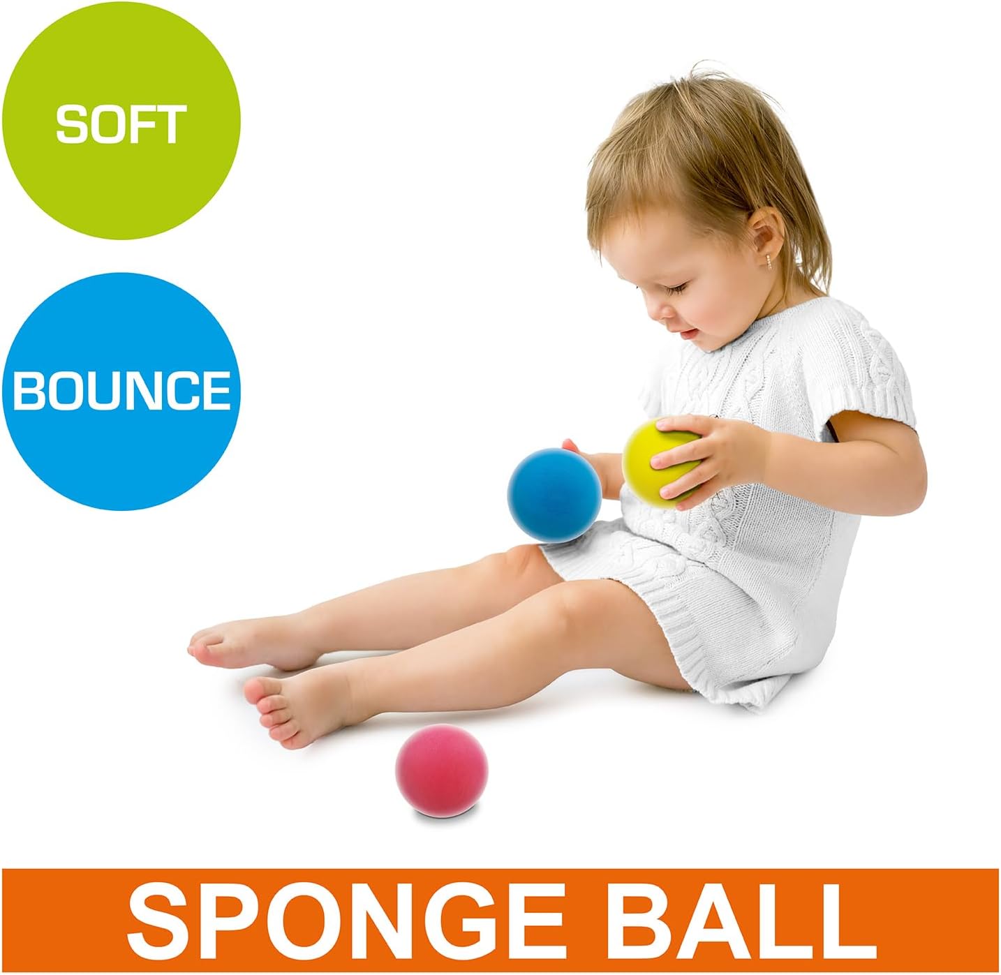 Mondo Soft Tennis Balls in Bag (Set of 3)