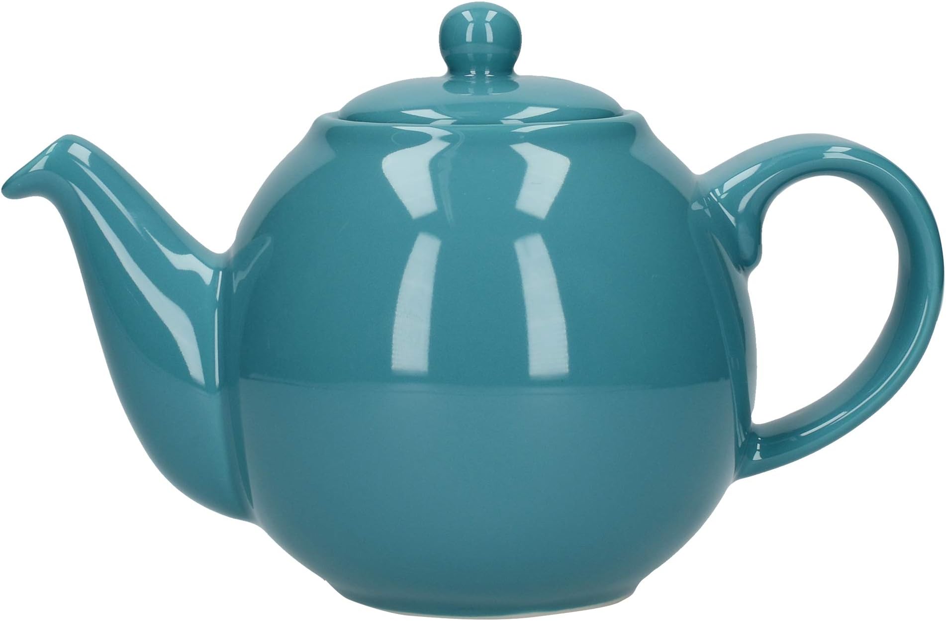 London Pottery Globe Petite théière avec passoire en céramique Aqua Capacité 2 tasses 500 ml