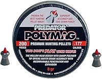 Vista 3 de Predator Polymag .177 Cal, 8.0 granos, puntiagudo, 200 unidades para pistolas de aire y pistolas de aire