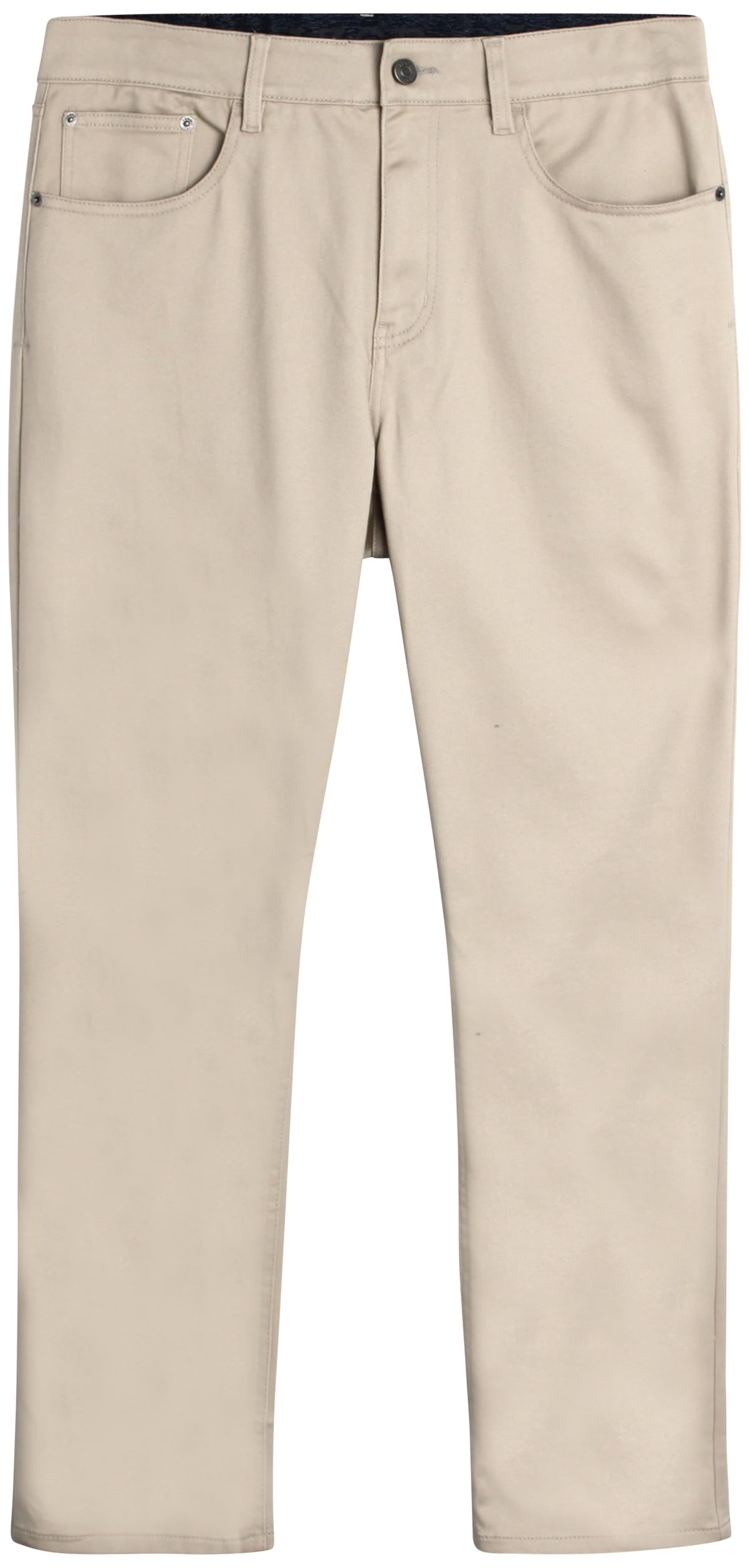 IZOD Mens Jeans - Regular Fit Comfort Stretch Knit Denim Jeans - Straight Leg Casual Pants for Men