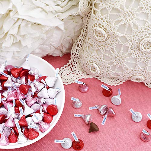 HERSHEY'S KISSES Bulk Milk Chocolate Pride Candy, Ships With Cool Packs, 4.1 Pounds, Pink Foils, 400 Pieces - Thumbnail 4