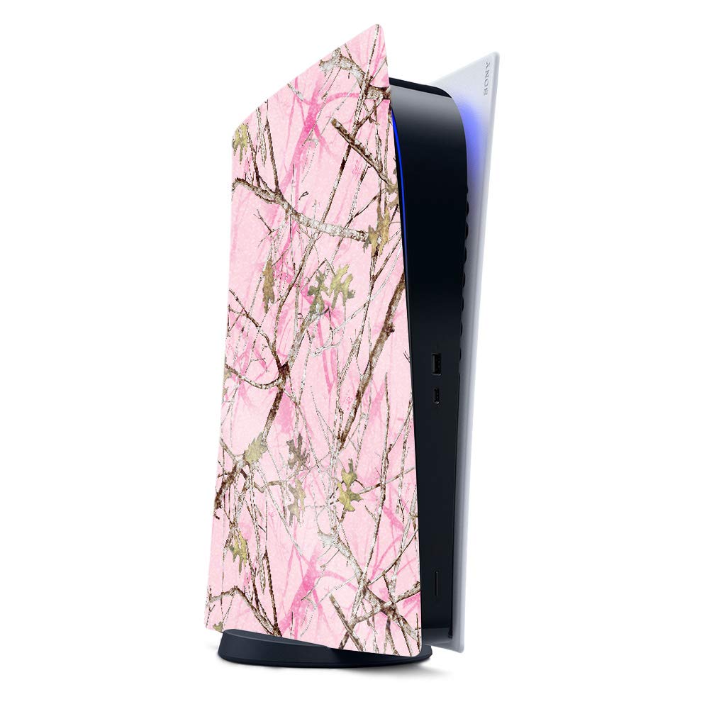 MightySkins Glossy Glitter Skin Compatible With PS5 / Playstation 5 Digital Edition - Conceal Pink | Protective, Durable High-Gloss Glitter Finish | Easy to Apply and Change Styles | Made in The USA
