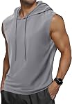 HMIYA Hoodies for Men Lightweight Gym to Street Mens Hooded Shirt Drawstring Pullover Long Sleeve Workout Tops M-3XL