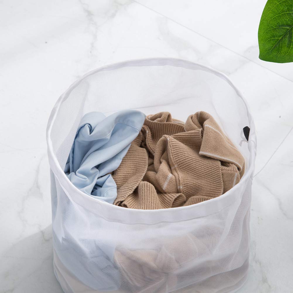 2 pezzi rete per bucato per lavatrice, grandi sacchetti per la biancheria con fermacorda, sacchetto per la biancheria, sacchetto per la biancheria, sacchetto per la biancheria intima, calze