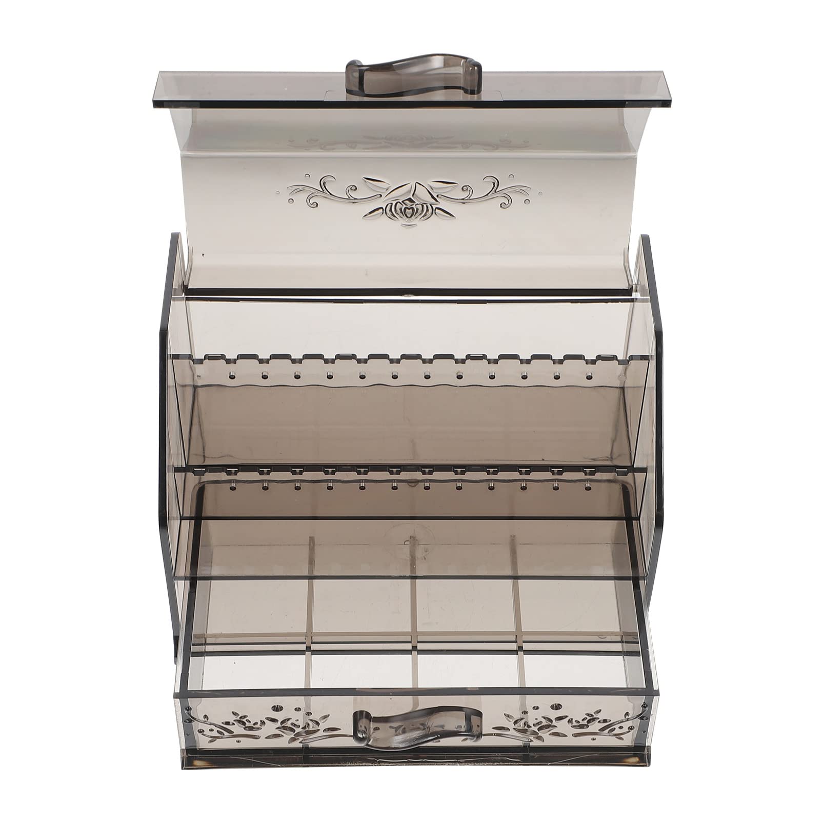 Caja De Acrílico Transparente Con Tapa – Organizador Para Joyas, Miniaturas, Colecciones. Ideal Para Casa U Oficina, 6x6x3 Cm.