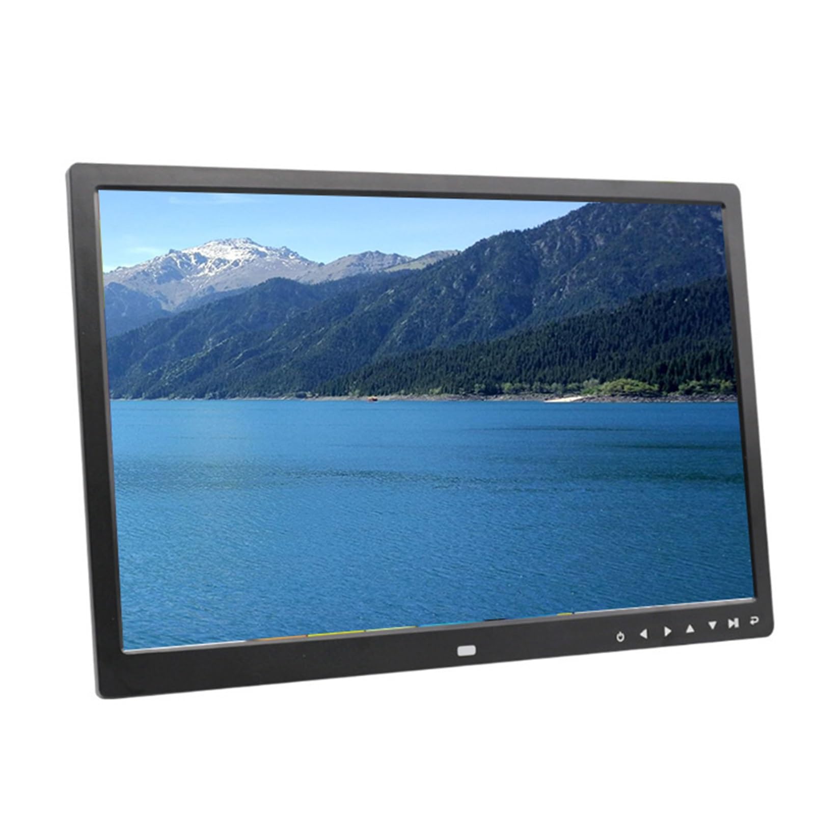 MYUYEE 17-Inch Hdmi Digital Photo Frame - Wall-Mounted Electronic Photo Album (Black)