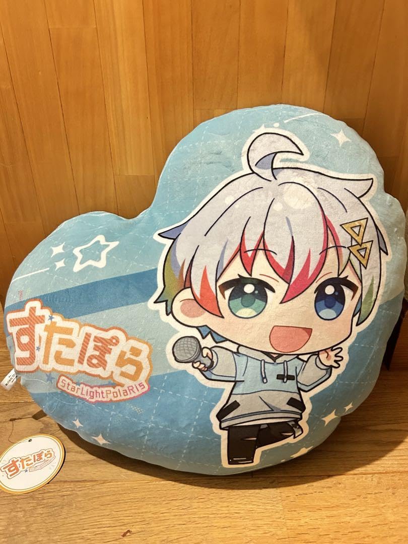 すたぽら 4周年記念 ぬいぐるみ coe.くん+ダイカットクッション れる