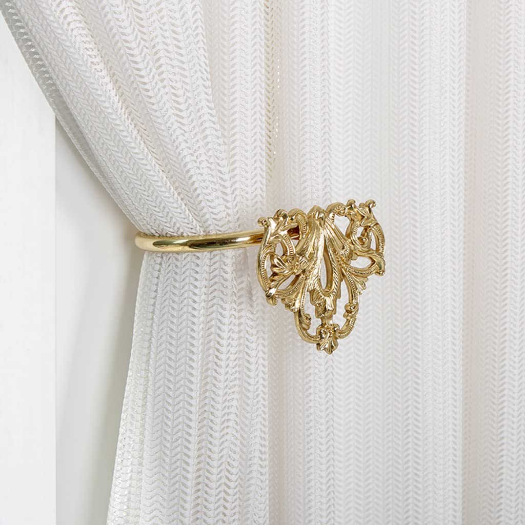 Haki do zasłon z mosiądzu, kreatywne dekoracje artystyczne, haki ścienne do zasłon,