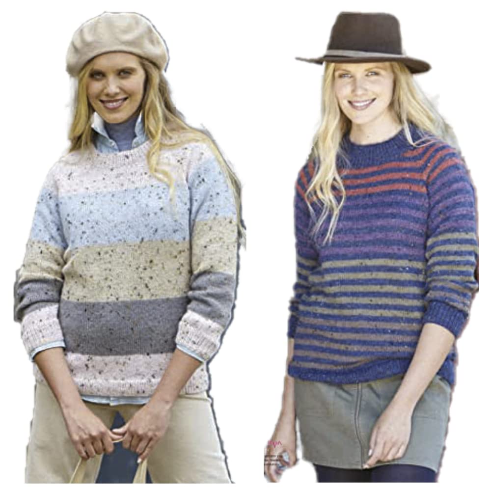 King Cole DK Knitting Pattern - 5795 Ladies Sweaters