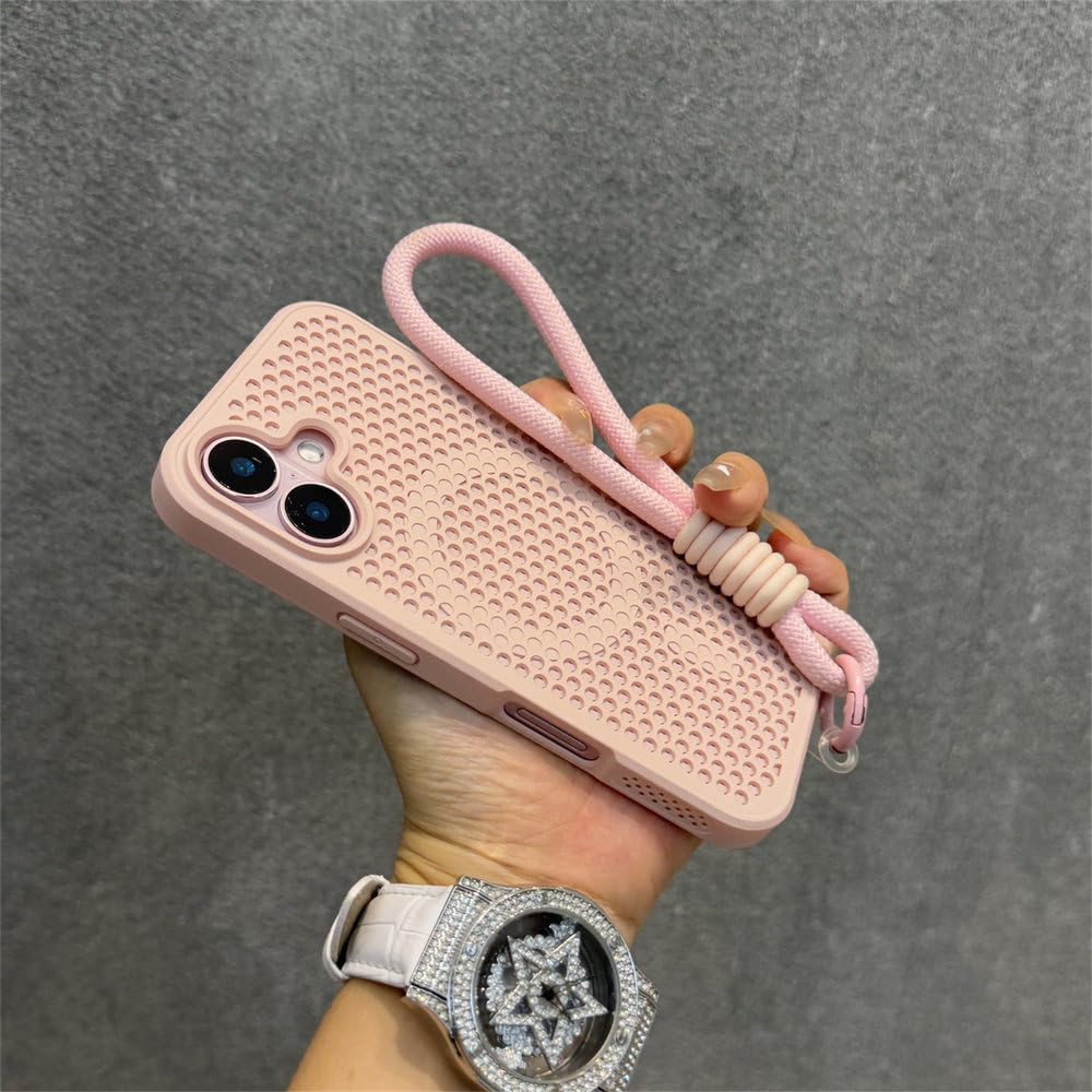 Magnetyczne etui z silikonu o strukturze plastra miodu, odporne na upadki, do iPhone'a 13 14 15 16 17 Pro Max, z ładowaniem bezprzewodowym i wstrząsoodporne, ciemnofioletowe, ze smyczką, do iPhone