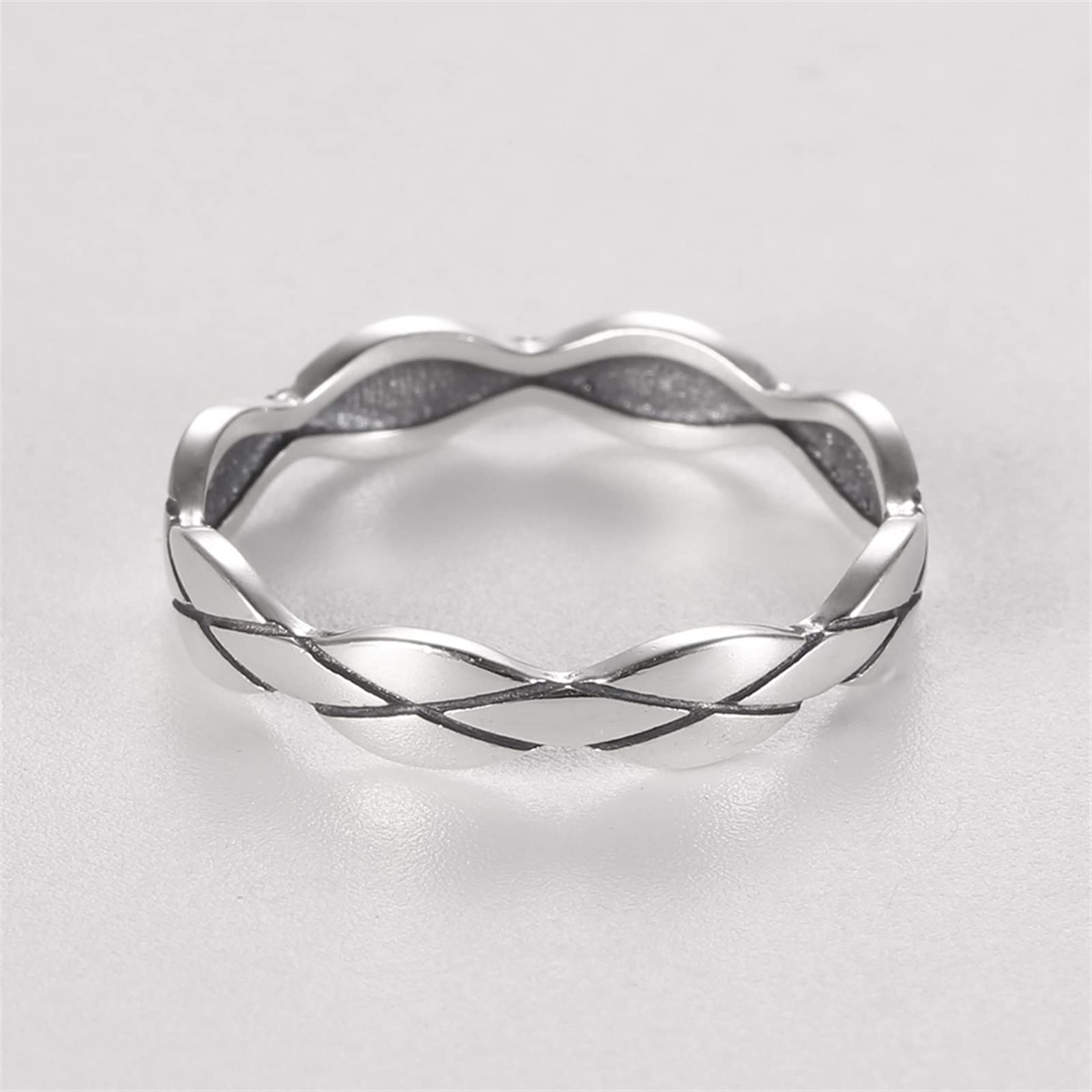 HLTYGWX Anello Arazi Bracciale in Argento Bracciale in Argento Sterling per Giovani con Incisione Chiusa Bracciale in Argento Fidanzata