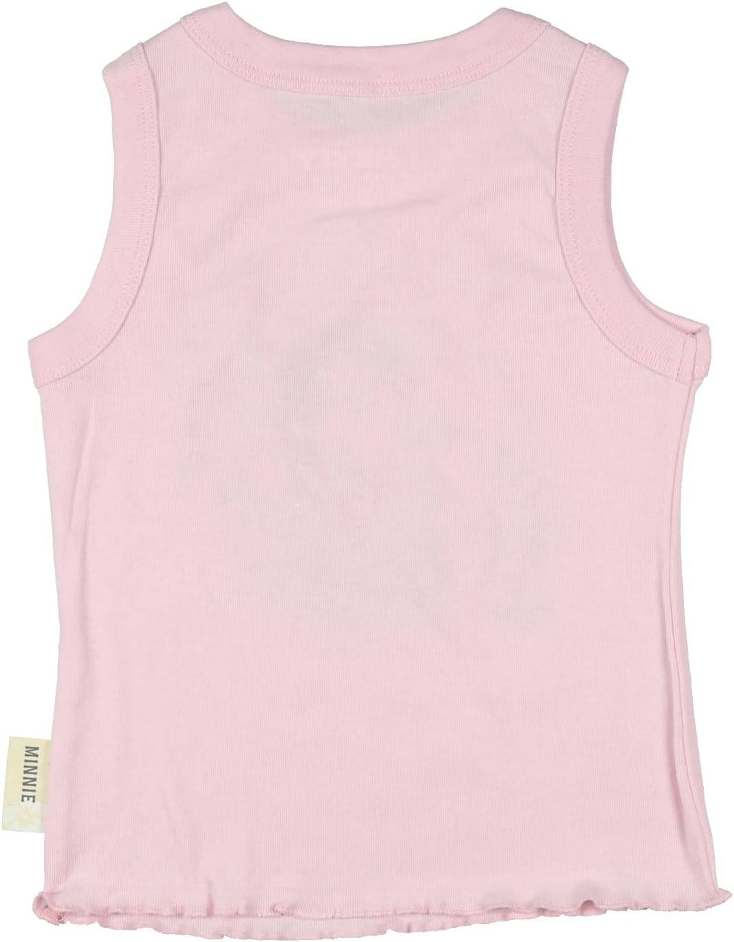 Disney Minnie Mouse Tank-Top Girls' Paradise Ruffled Hem Sleeveless Shirt