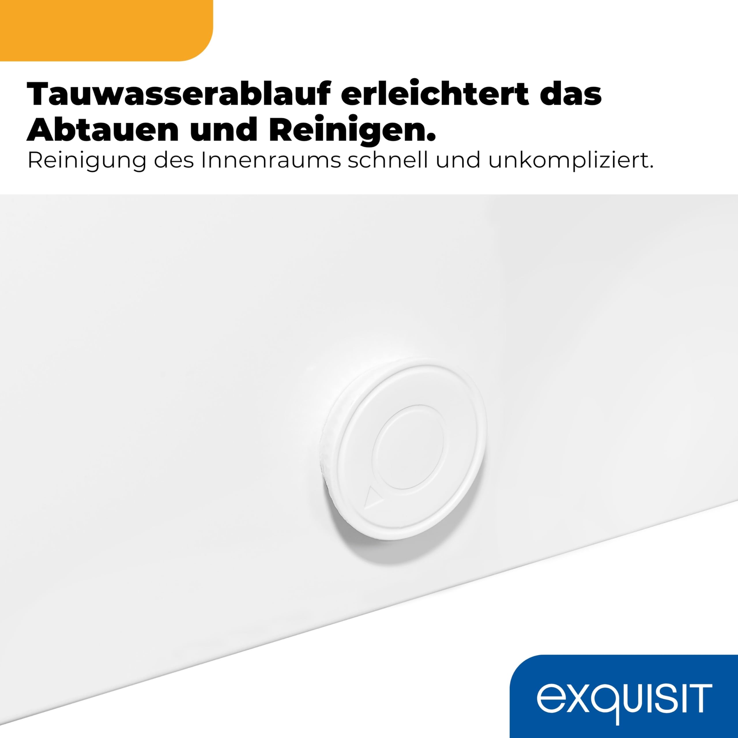 Exquisit GT5100-010E Gefriertruhe 95 l Weiss 4 Sterne Tiefkühltruhe mit Einhängekorb 40 dB Energieeffizienzklasse E