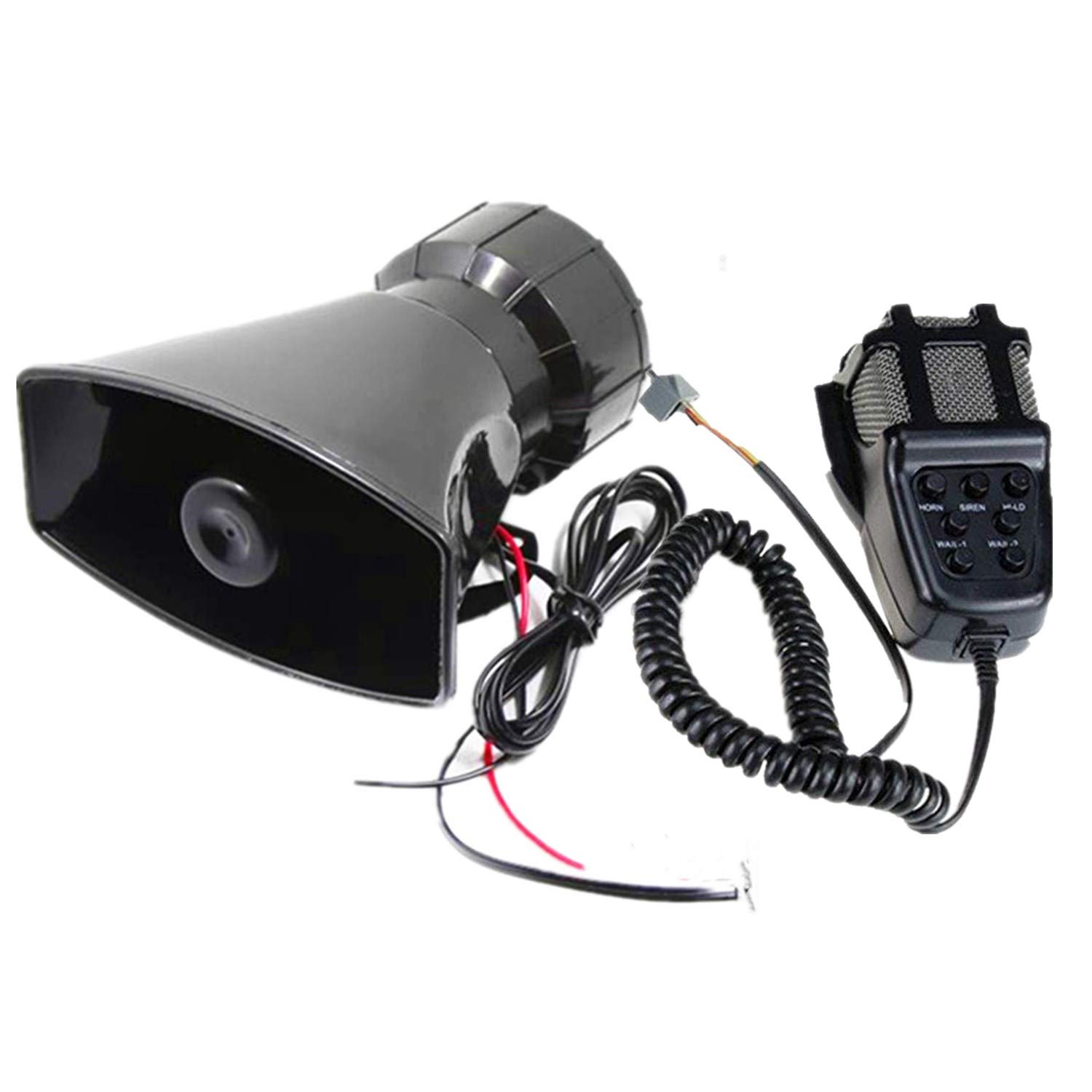 Viping 7 Tone Sound Car Siren Megaphone Vehicle Horn 12V 80W with Mic