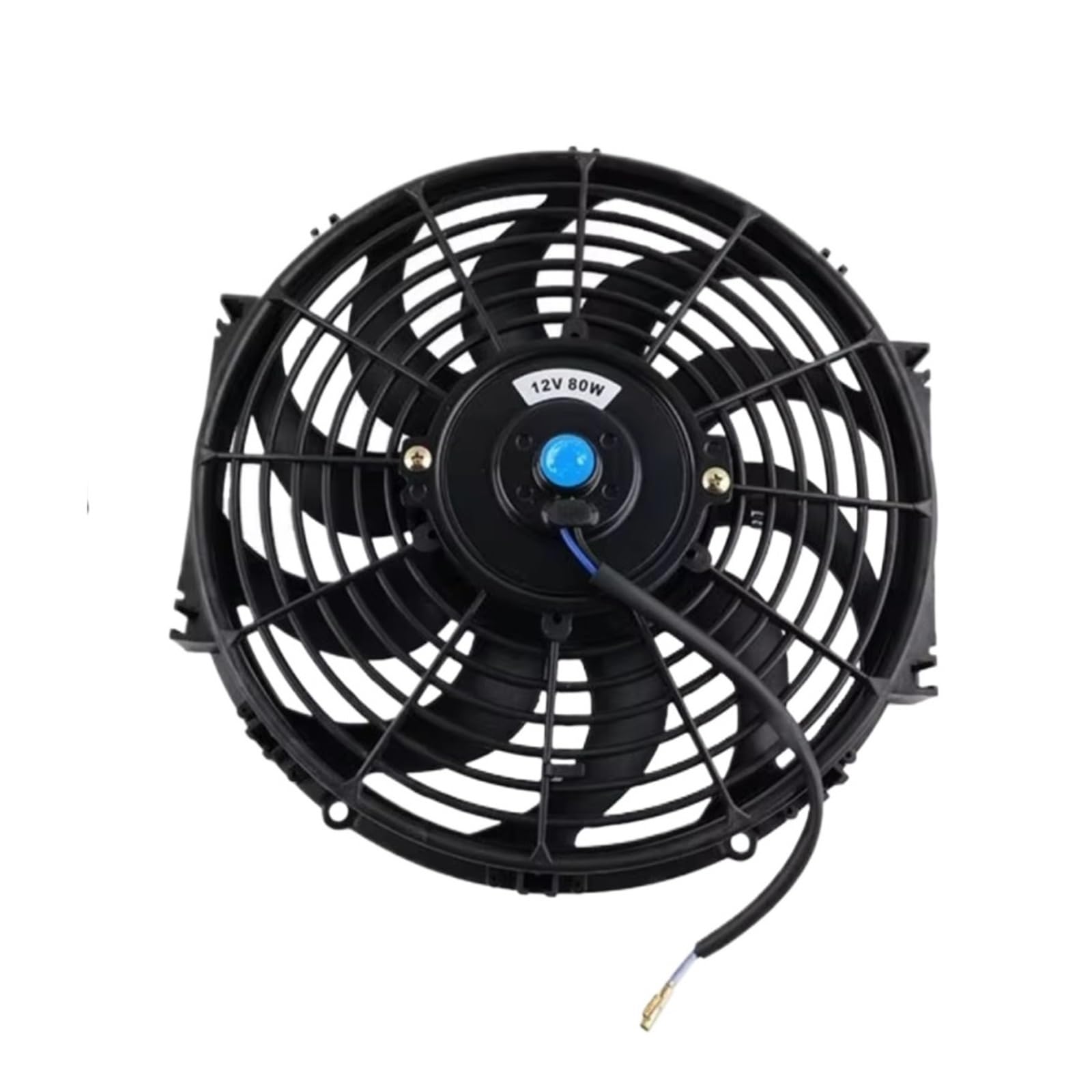 Racing Car14 '' 12 '' 10" 9" 7" Push/Pull Radiador Eléctrico Intercooler Slim Fan Kit De Refrigeración Del Motor 12 V 80 W Ventilador Radiador Motor Kit(14 inch)