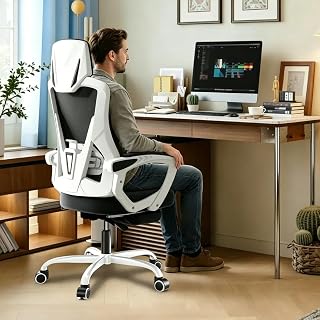 Cadeira de Escritório com Design Ergonômico e Suporte