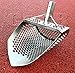CooB Upgraded Sand Scoop Shovel Metal Detector Sharky. Sand Scoops Treasure Detecting, Metal Detector Hunting Tool. 1.5mm Stainless Steel, 7mm Hexahedron Holes