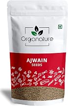 Organature Whole Fresh Ajwain Seeds – 400 Grams | Naturally Processed Carom’s Seed | bishop’s Weed | Ayamodakam for digestion | sabut ajwain |Preservative Free