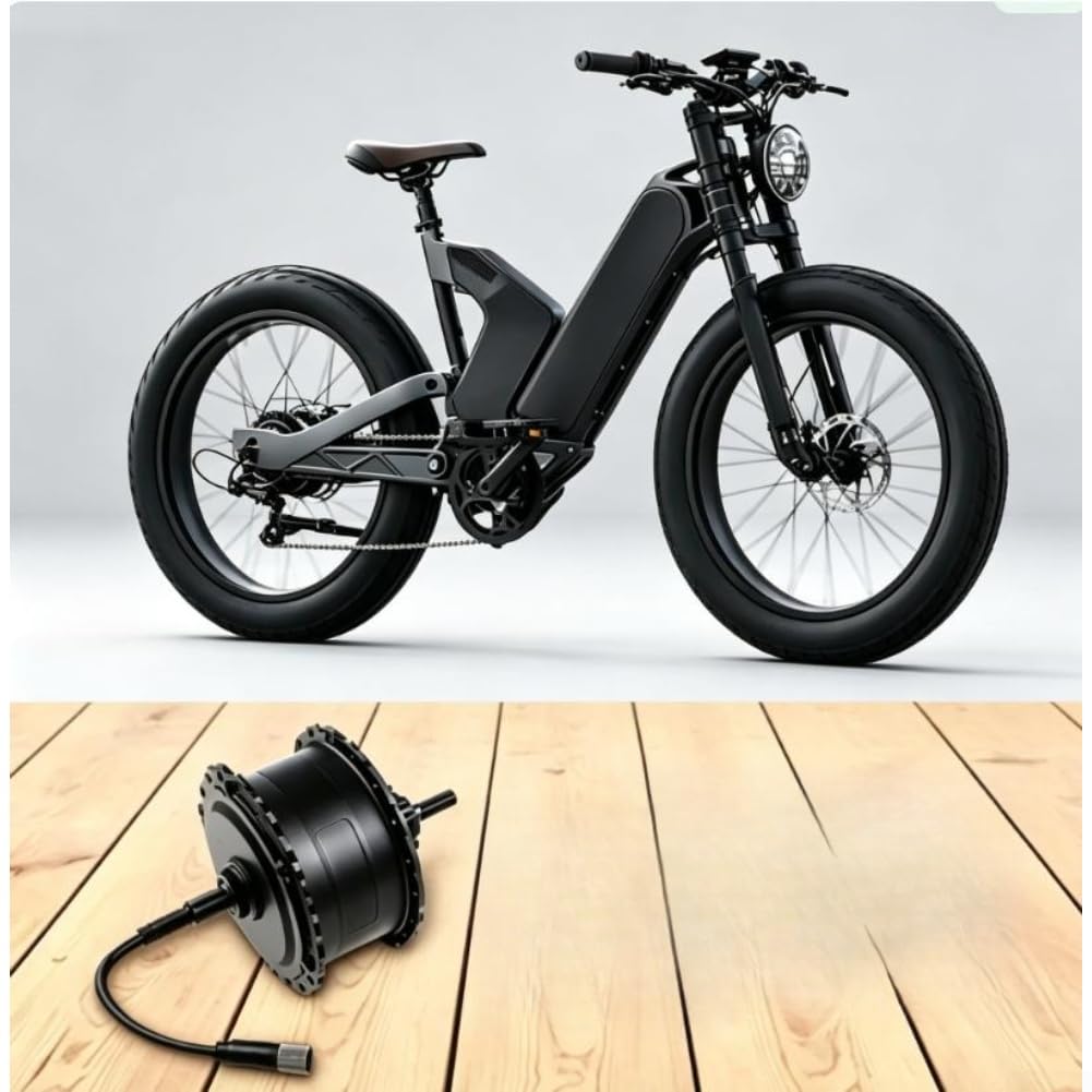 Progettazione a basso rumore del motore 250W del hub elettrico della lega