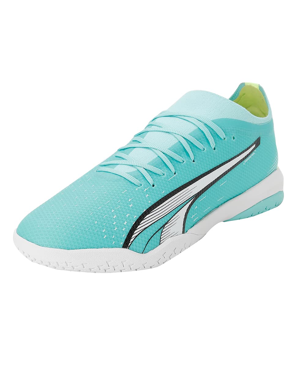 Puma Mens Ultra Match IT Electric Peppermint-White-Fast Yellow Football Shoe - 6UK (10722103) (B0BSLHBPVN) Amazon Price History, Amazon Price Tracker