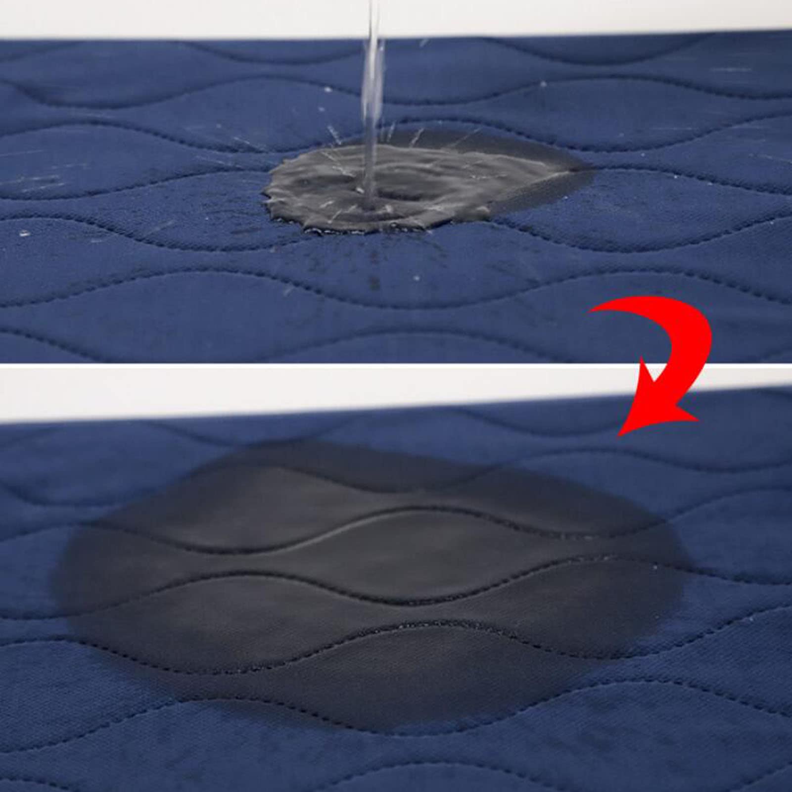 Bias&Belief Empapador Cama Almohadilla de Cama Impermeable Almohadilla de Incontinencia Almohadillas Reutilizable Lavables Protector de Colchón Incontinencia Acolchado Absorbente Láminas,90×100cm