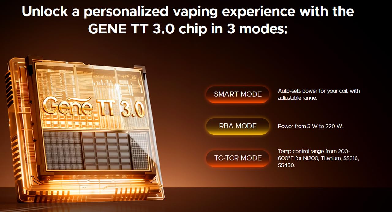 DRAG 6, For VOOPOO Drag 6 Box Mod Kit | 220W intégrée 4400mAh Batterie + 5ml UFORCE-X Tank II PnP X 0.15ohm + 0.3ohm Coil E-Cigarette Vaporisateur, Sans nicotine