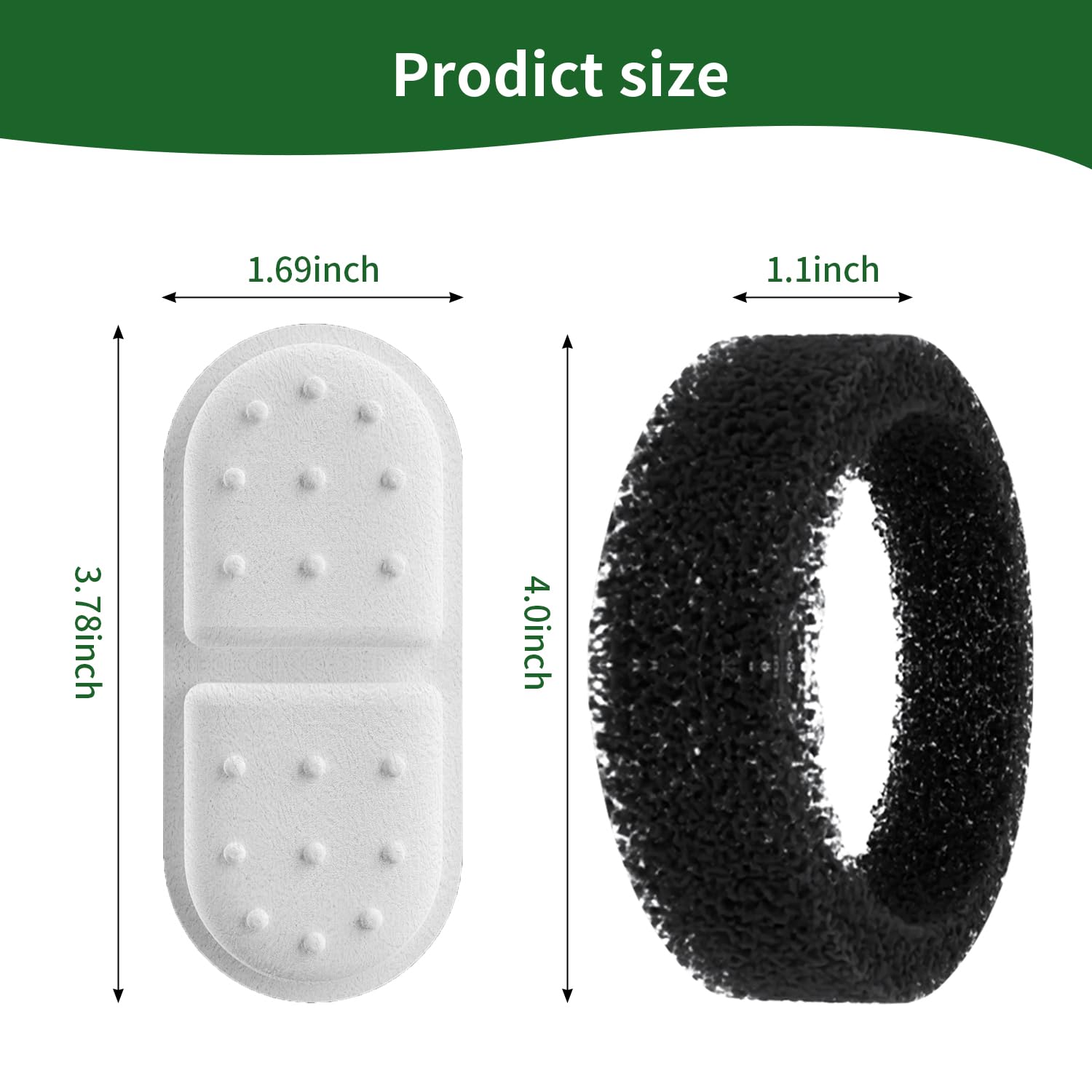 4 Pack Replacement Filters/Sponges - Individually Packaged-Applicable to Cat Water Fountain Stainless Steel 108oz/3.2L, APAUK Automatic Pet Fountain Dog Water Dispenser - image 4