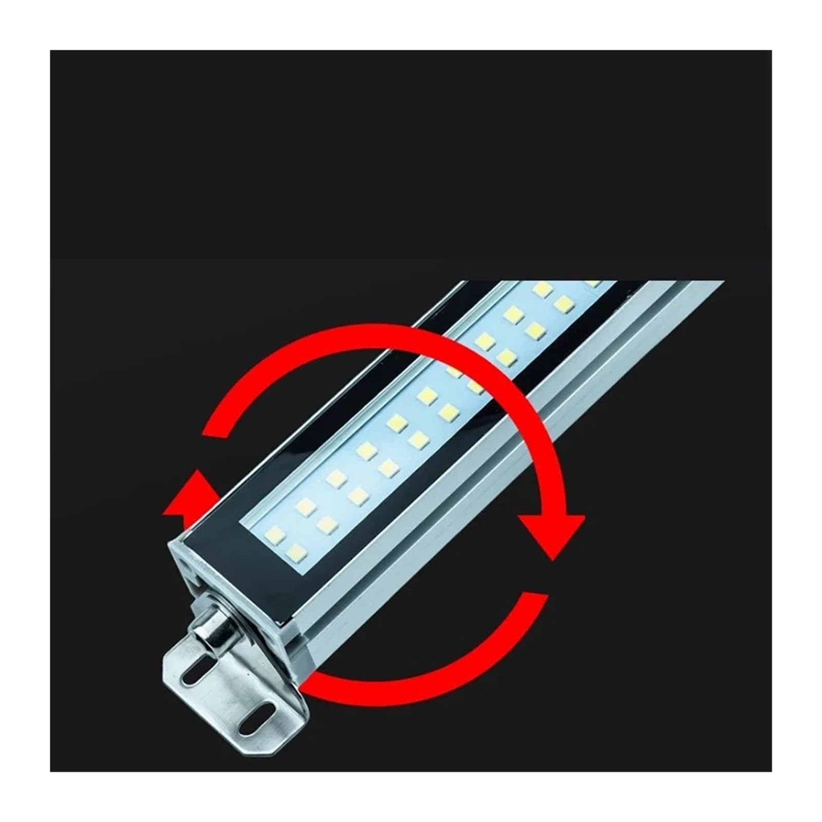 Lampe de travail à LED for machine-outil, IP66, résistante à l'huile, for tour CNC, éclairage industriel, alliage d'aluminium pour atelier/garage(53cm,100-230V)