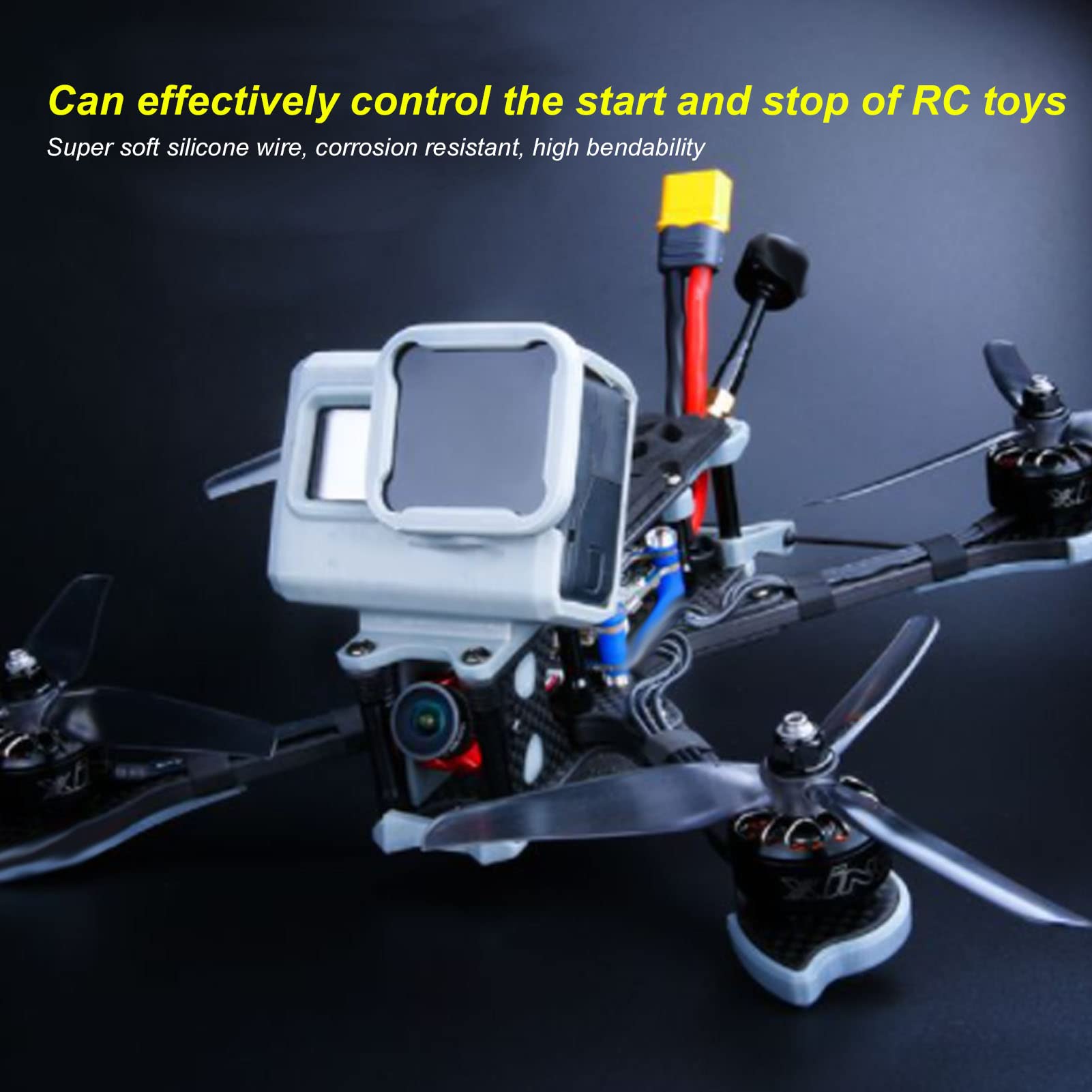 Przełącznik Xt60 RC On Off Przełącznik Plastikowy Silikonowy Miedź RC Przełącznik Samolotu Duży Prąd On Off Przełącznik z wtyczką Xt60 Do Modelu Samolotu RC