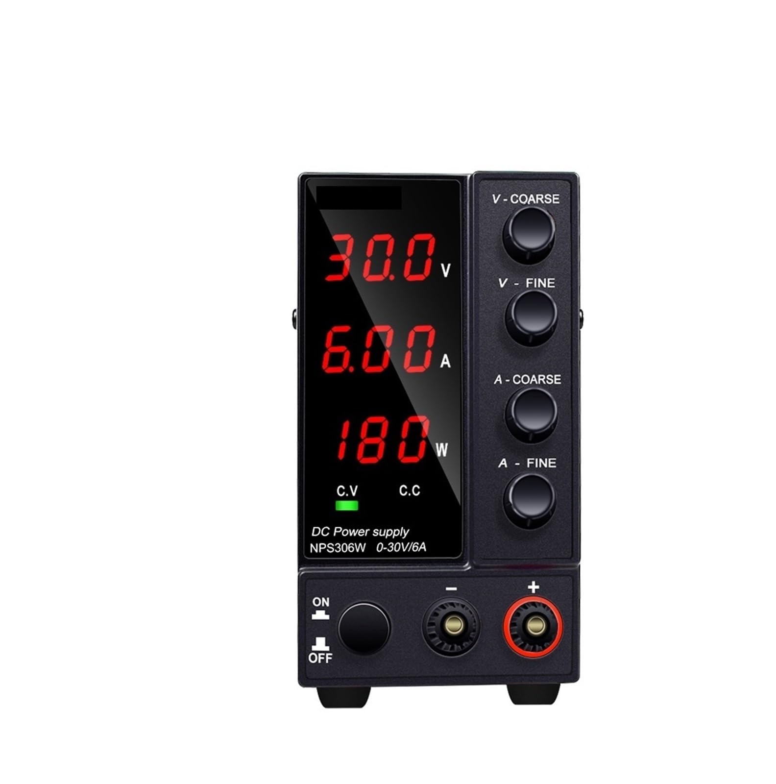 Regulowany zasilacz DC 30V 10A zasilacz laboratoryjny LED 60V 5A stabilizator napięcia stabilizator przełączający źródło ławkowe(3Digits 30V 6A)