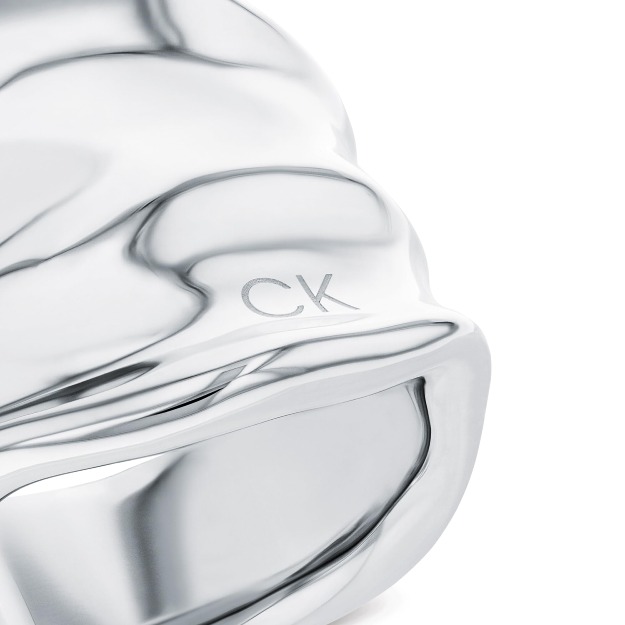 Calvin Klein Anillo para Mujer Colección ELEMENTAL de Acero inoxidable - Disponible en Diferentes Tallas