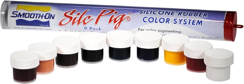 Smooth-On Silc Pig Color Pigments for Silicone, 9-Pack Sampler