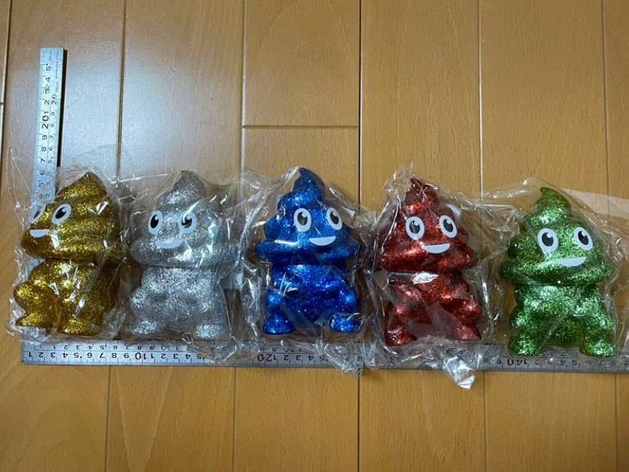うんちくん　ソフビセット うんちくん ソフビ人形 大小2色 4体セット まとめ 40cm 14cm