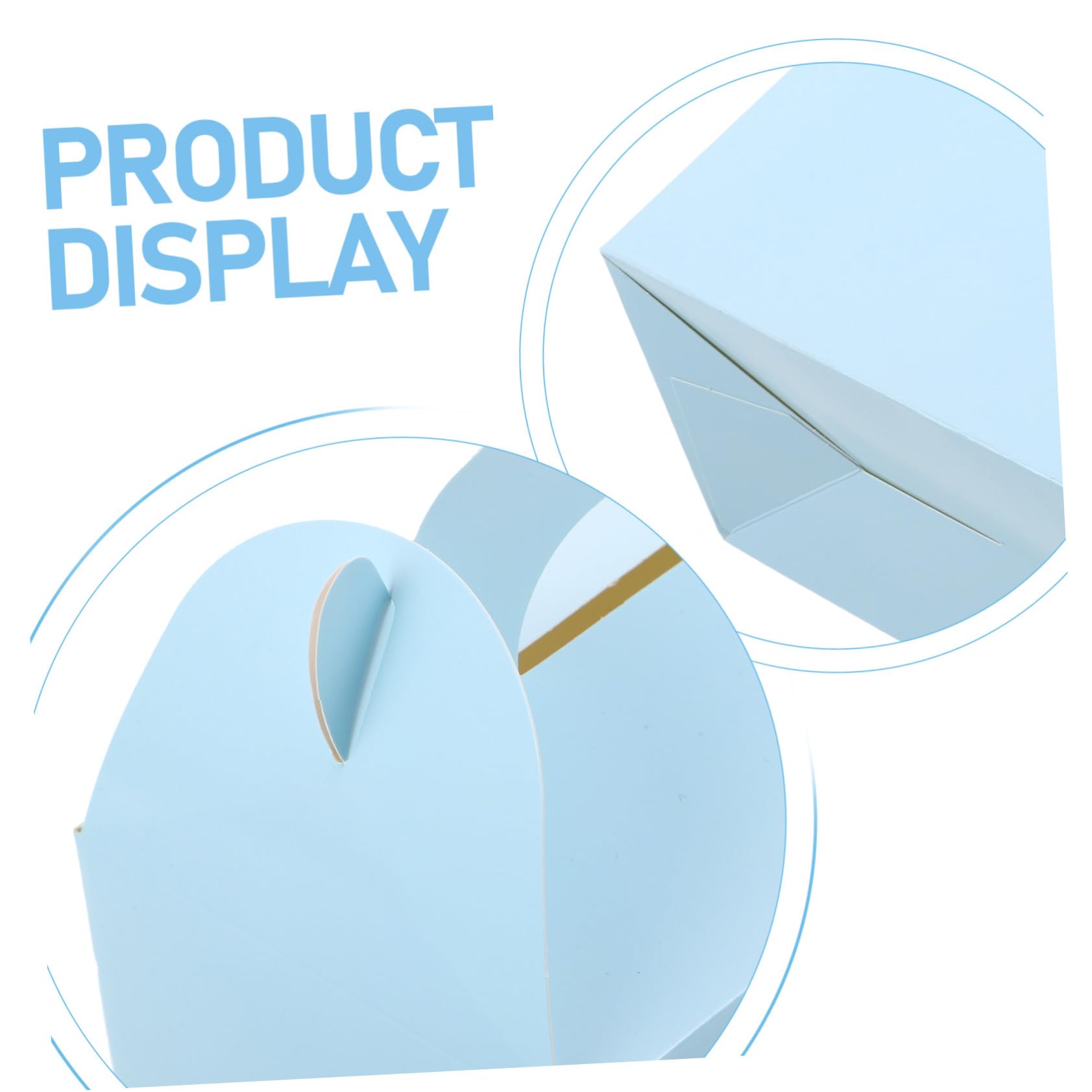 Zerodeko Caja de Papel para Fiestas con Asas, 50 Piezas, Cartón 250 G