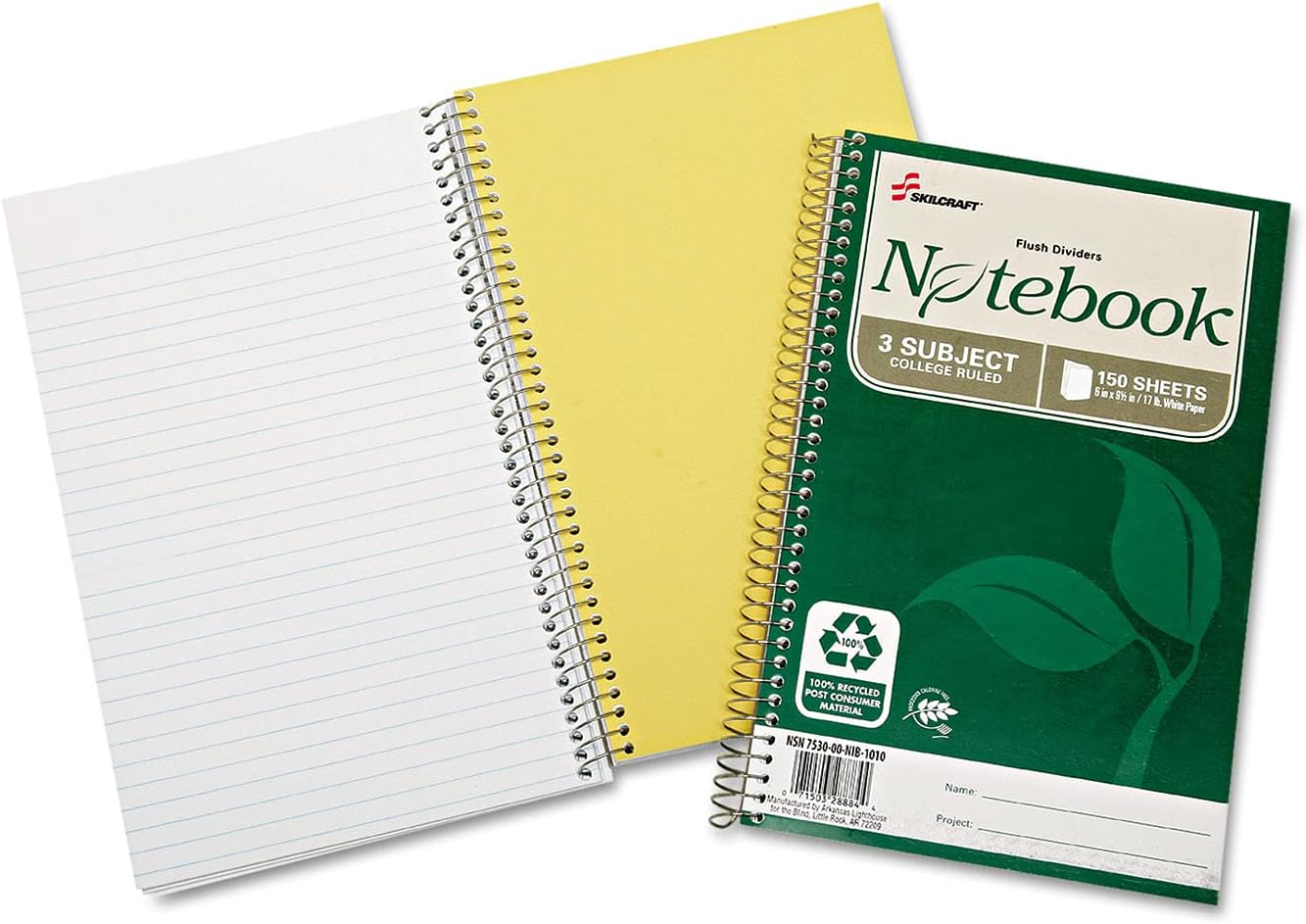 AbilityOne® NSN6002020 SKILCRAFT® 100 PostConsumer